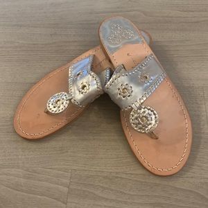 Metallic Jack Rogers